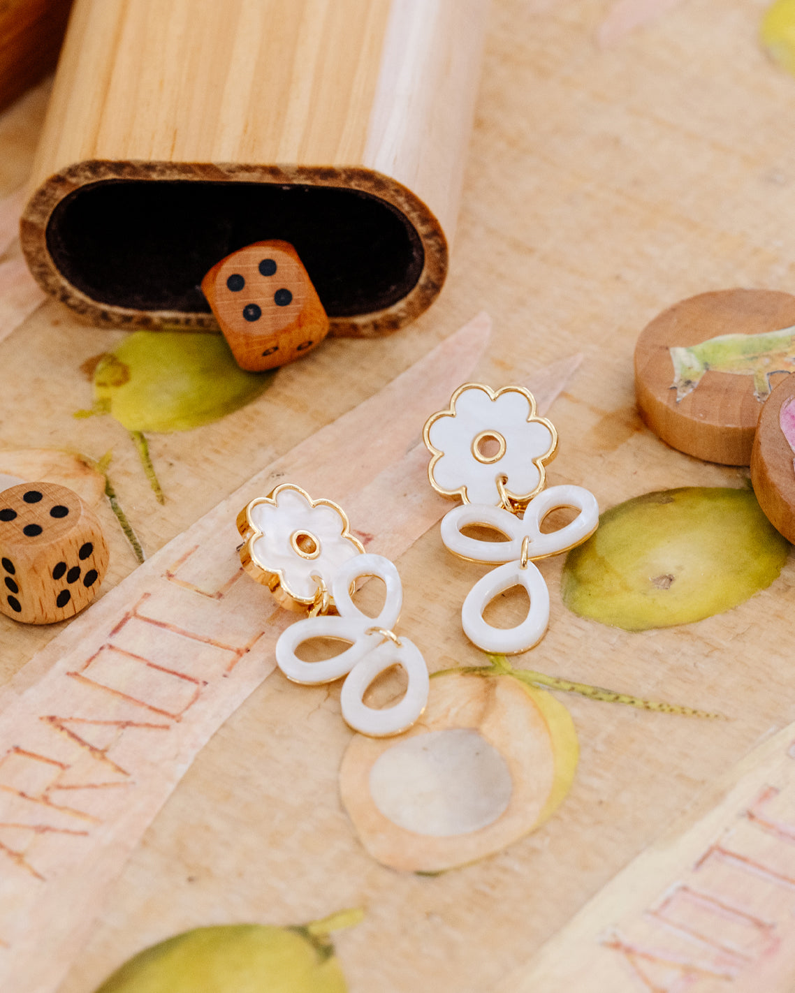 Acetate Petal Earrings | Draper James Essential