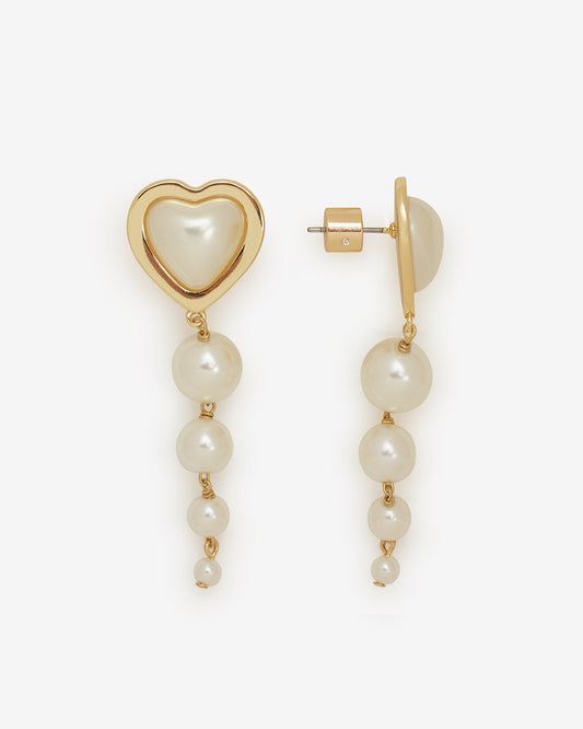 Pearl Heart Drop Earrings | Jewelry by Draper James | Draper James Featured