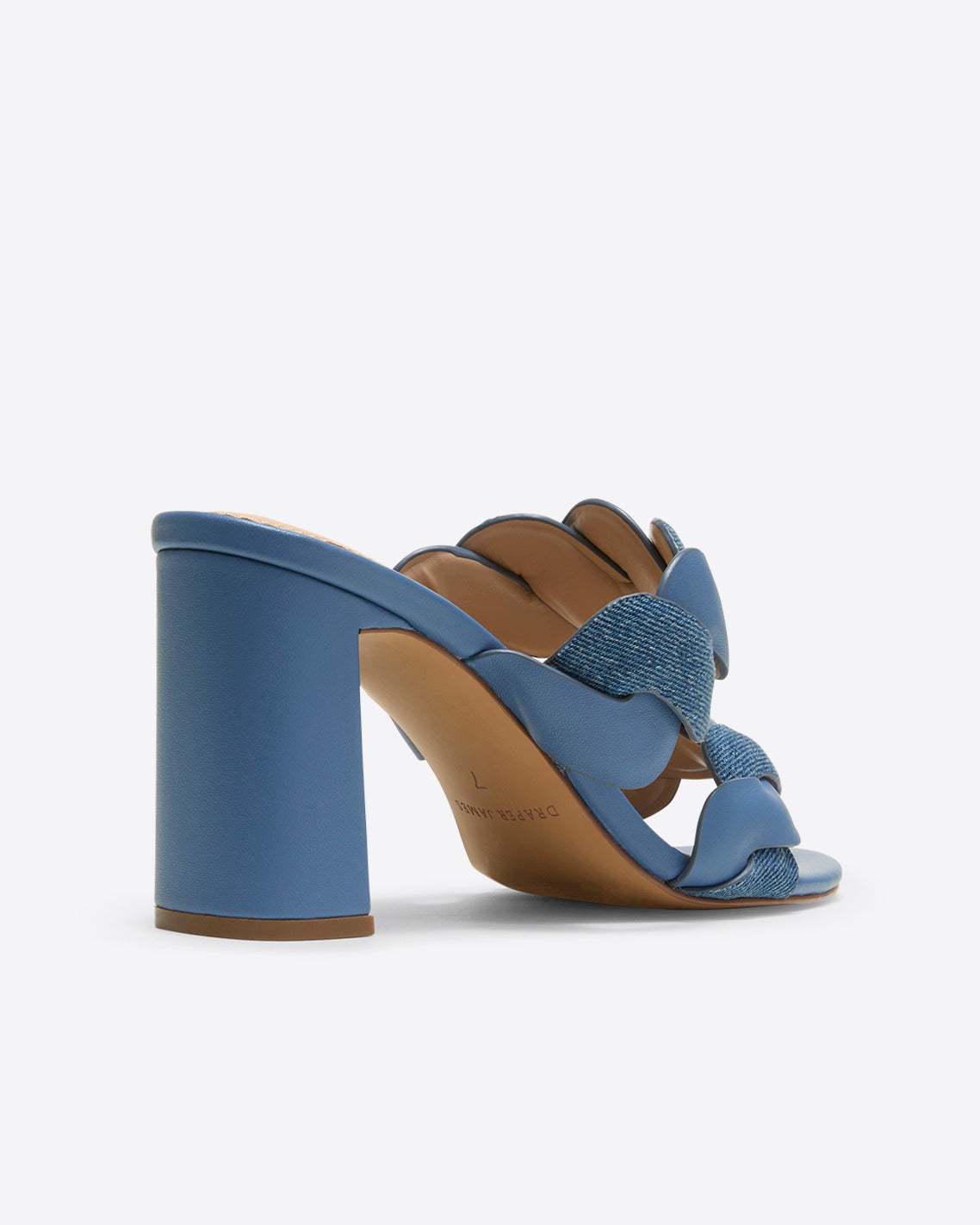 Dolly Heel Sandal in Chambray | Draper James Deals