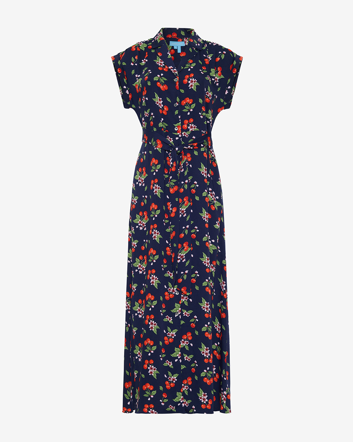 Devin V-Neck Midi Dress in Cherry Blossom | Draper James Premium