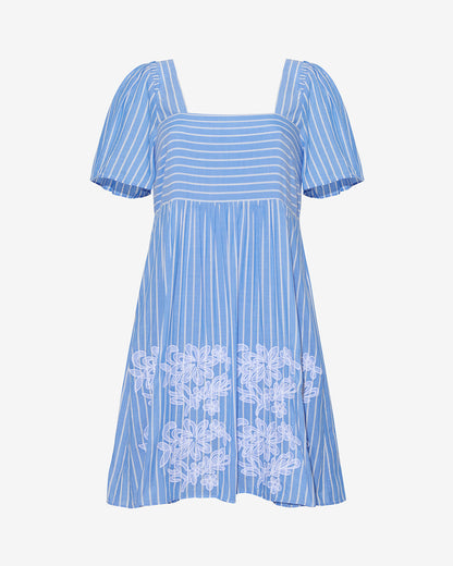 Dottie Babydoll Dress with Floral Embroidery | Draper James Great Value