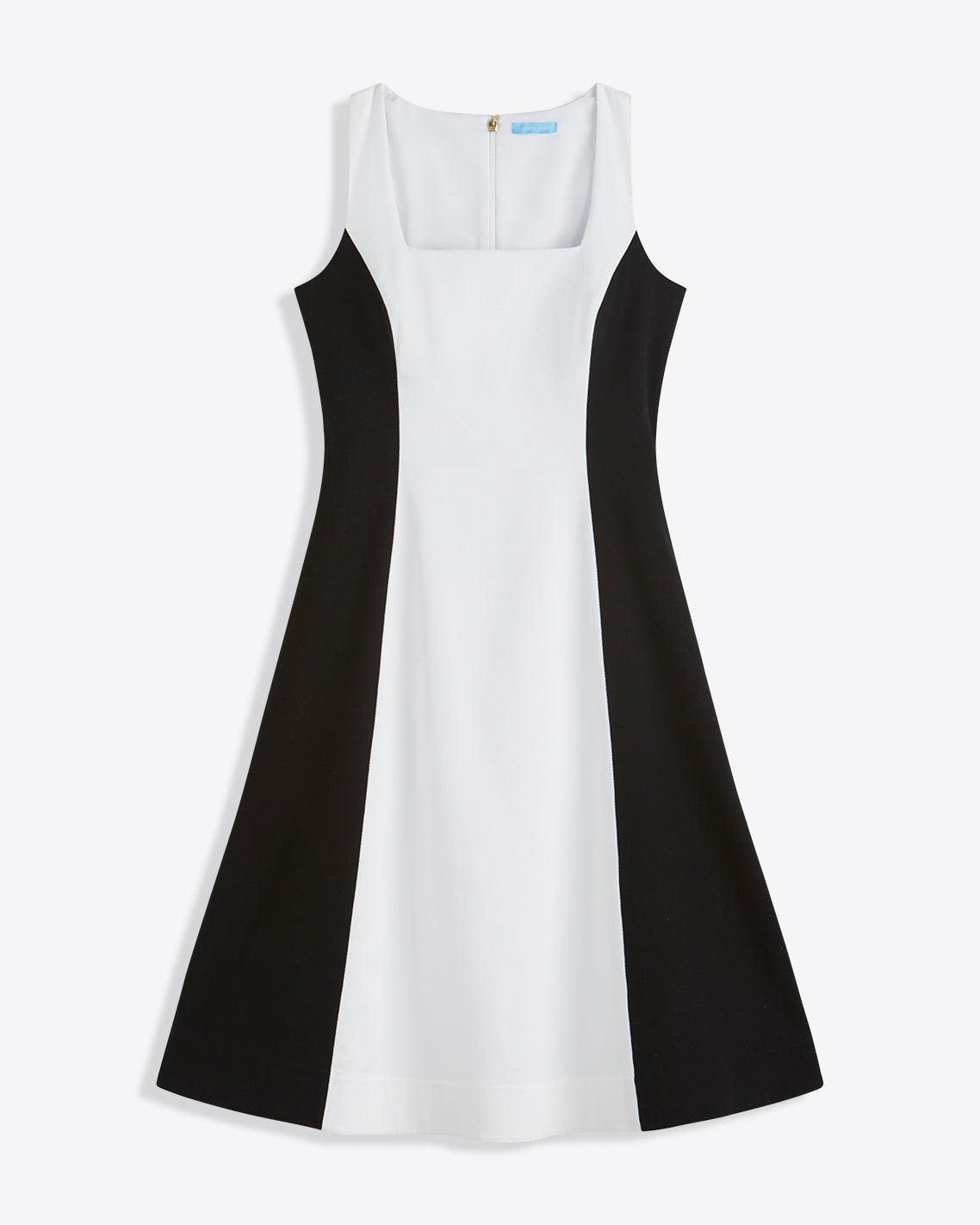 Genevieve Midi Dress in Black and White | Draper James Premium
