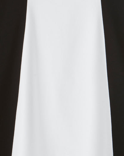 Genevieve Midi Dress in Black and White | Draper James Premium