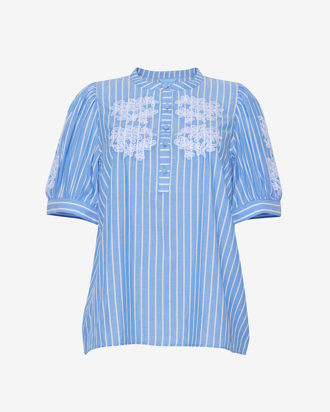 Puff Sleeve Top with Floral Embroidery | Draper James Great Value