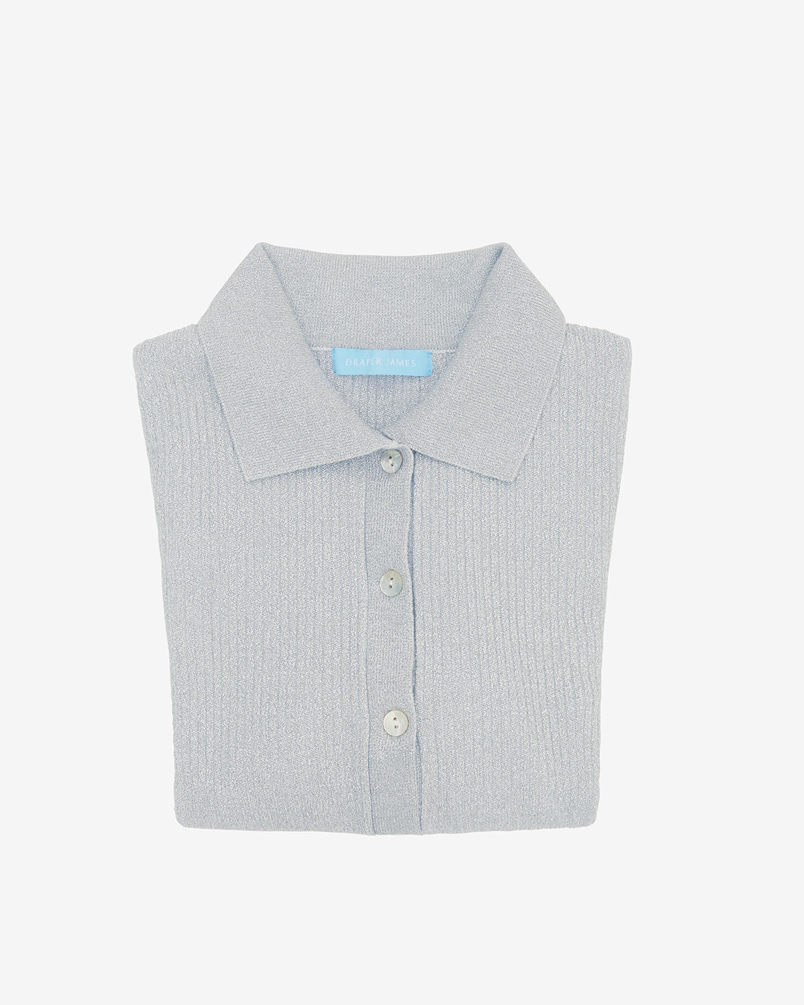Sweater Polo in Silver | Draper James Smart Buy