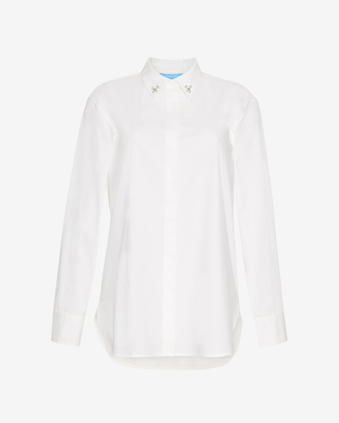 Button Down Top in White | Draper James Best Seller