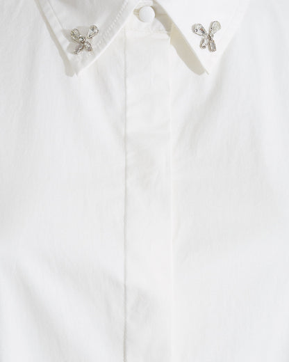 Button Down Top in White | Draper James Best Seller