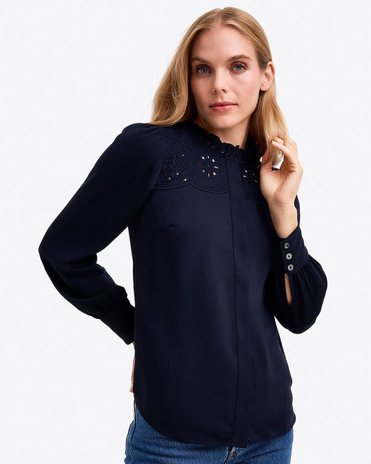 Covered Placket Button Down – Alternate Print | Draper James Recommended