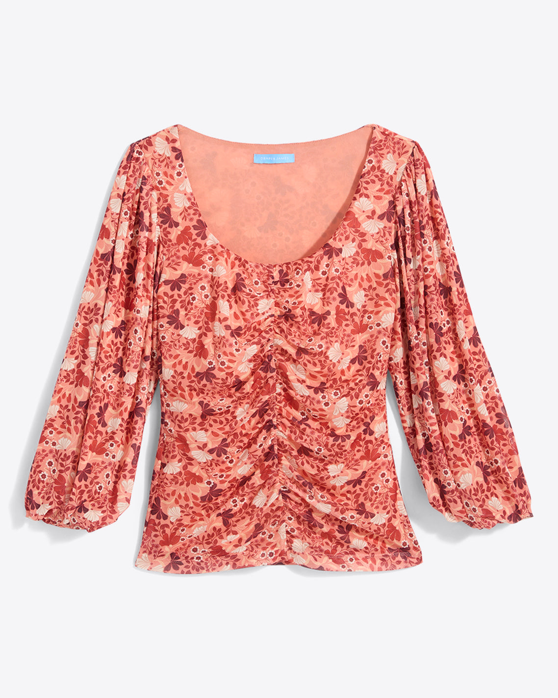 Shelby Scoop Neck Top in Stretch Mesh | Draper James Trending