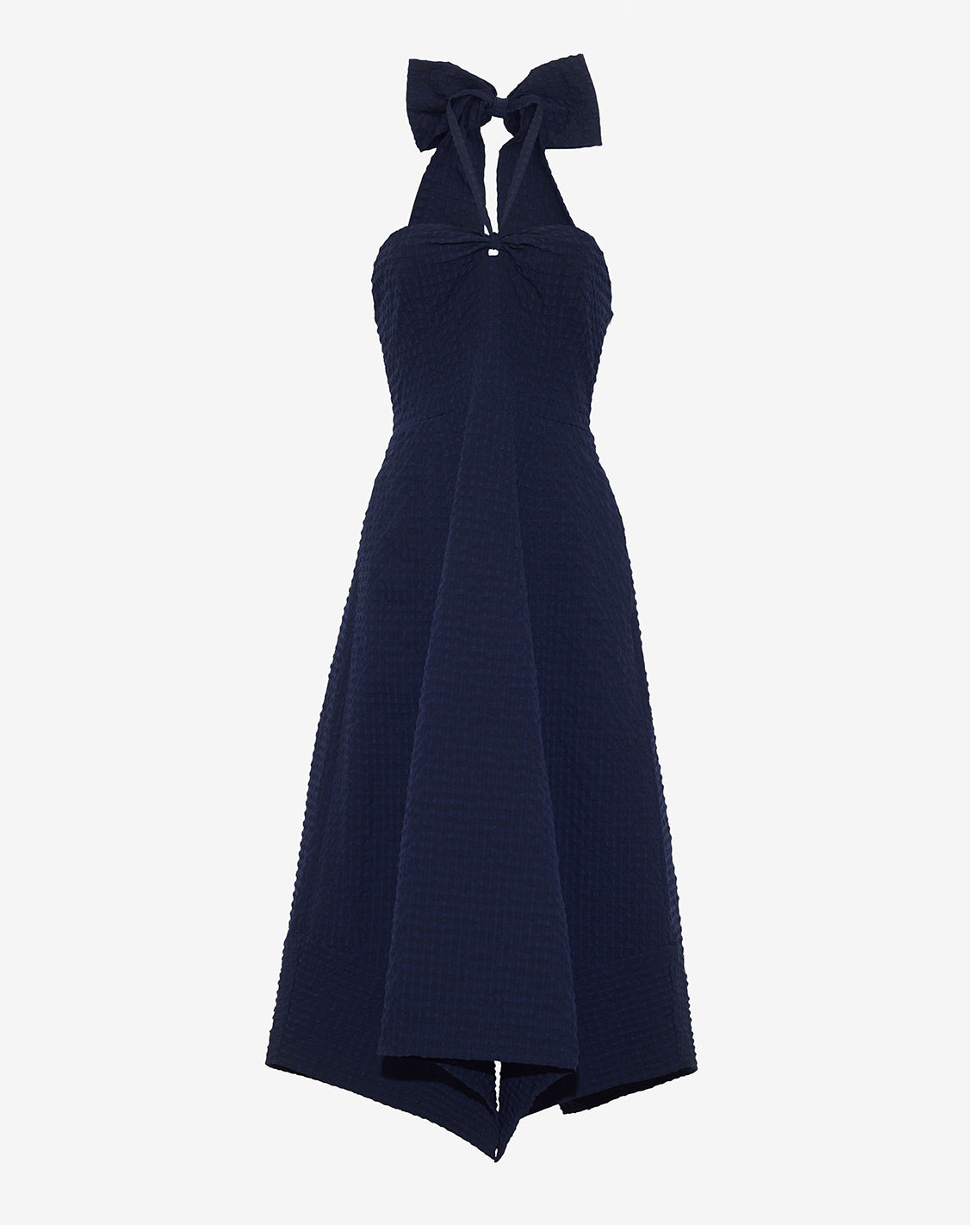 Violeta Halter Neck Dress in Seersucker | Draper James Deals