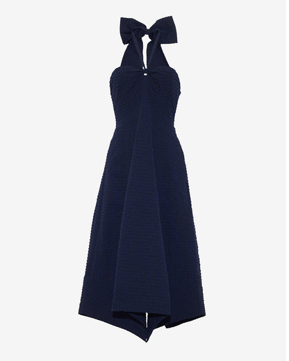 Violeta Halter Neck Dress in Seersucker | Draper James Deals