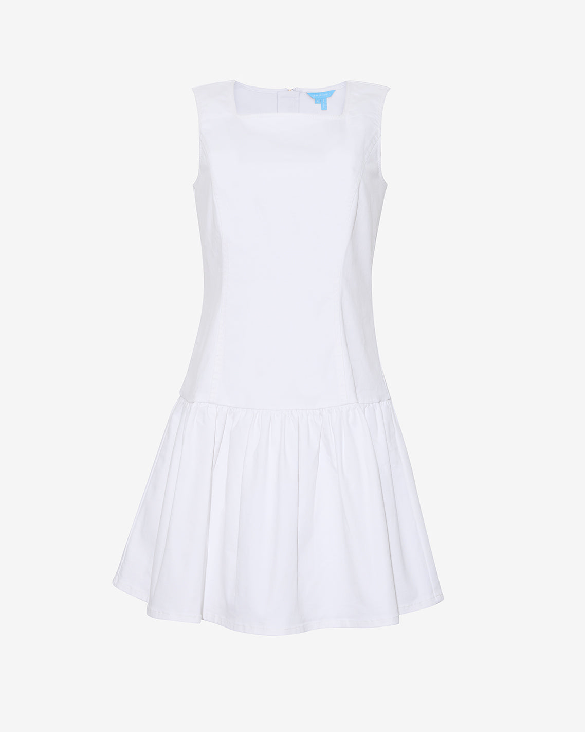 Colette Tailored Flounce Dress in Denim | Draper James Discount
