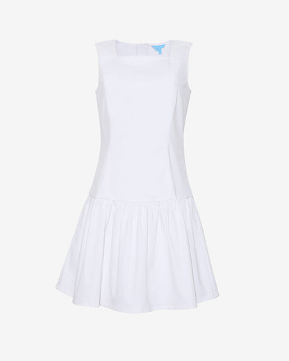 Colette Tailored Flounce Dress in Denim | Draper James Discount
