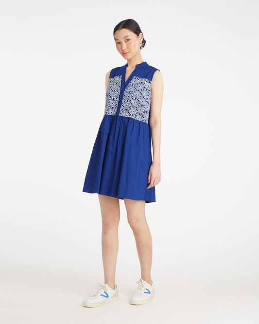 Sami Sleeveless Shirtdress in Daisy Lace | Draper James Popular