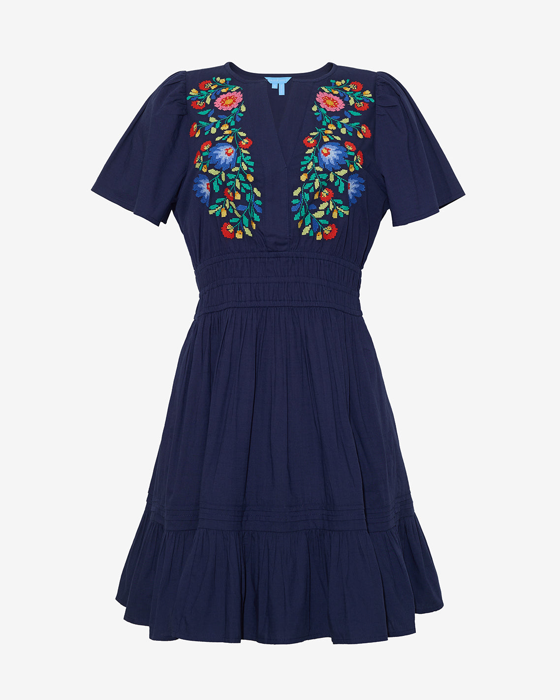 Wilson Mini Dress with Floral Embroidery | Draper James Deals
