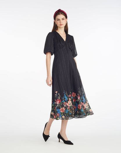 Maisy Midi Dress in Moonlit Blooms | Draper James Value