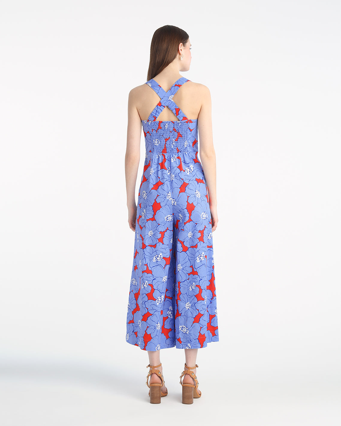 Kendall Sleeveless Jumpsuit in Floating Floral | Draper James Customer Favorite