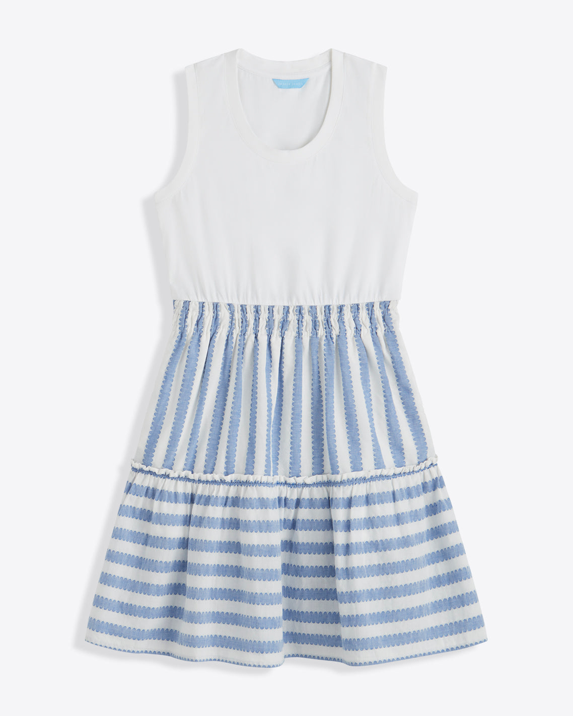 Arden Mixed Media Shirtdress in Wave Stripe | Draper James Classic