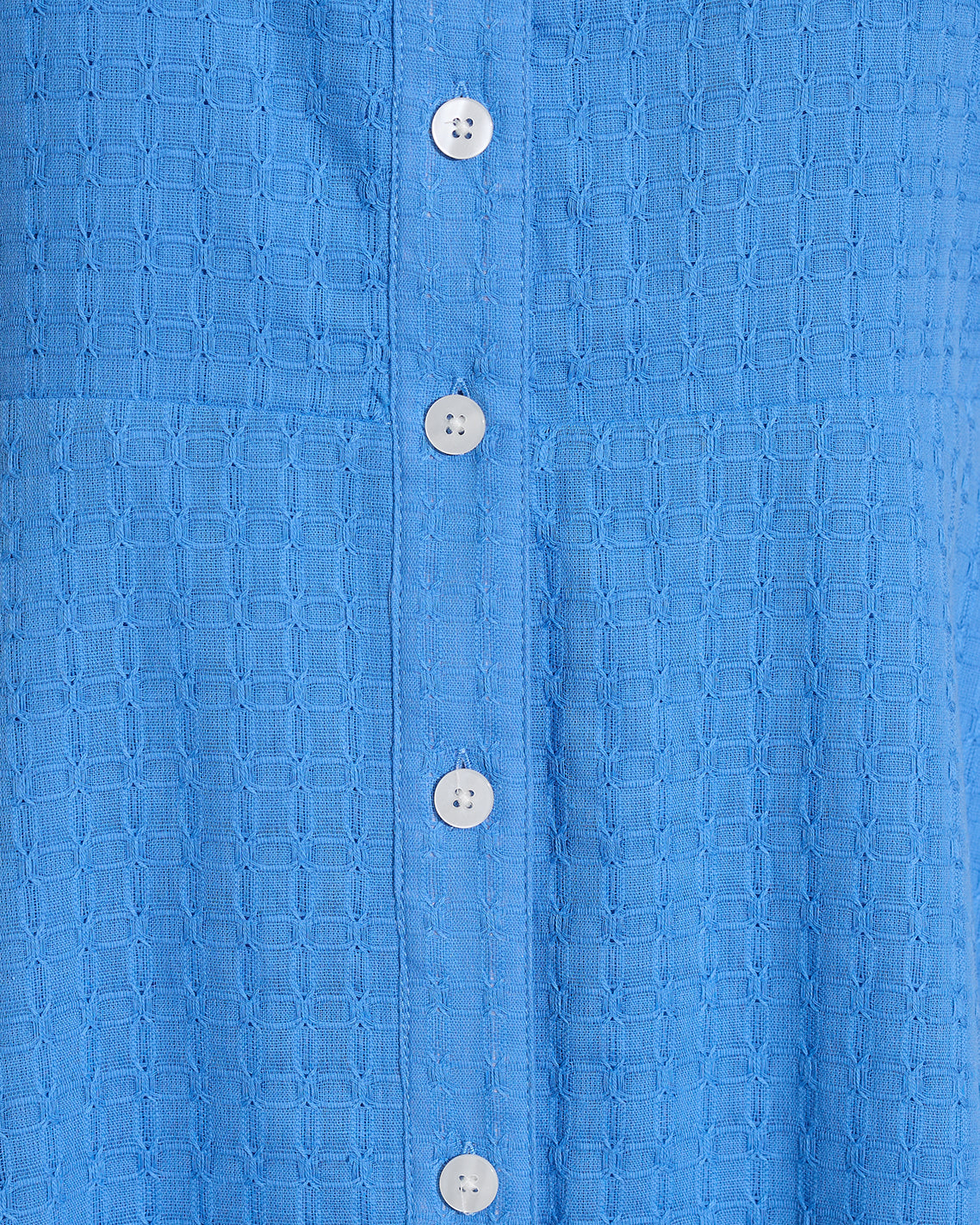 Annika Midi Shirtdress in Textured Cotton | Draper James Premium