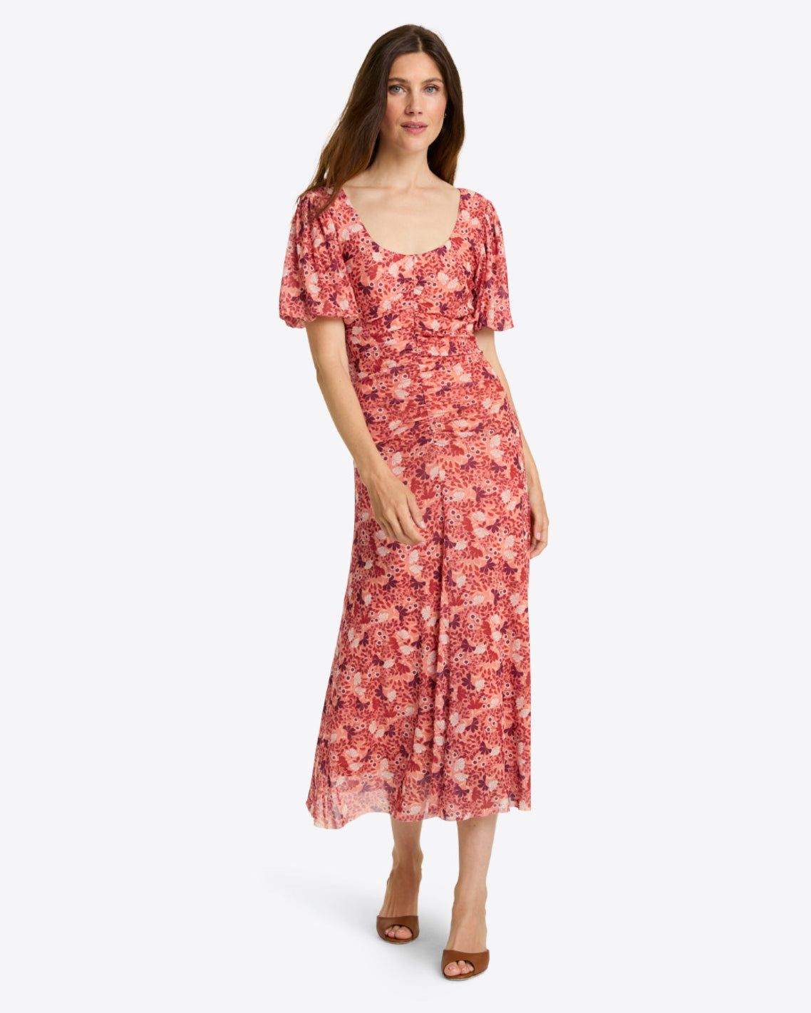 Mindy Midi Dress in Stretch Mesh | Draper James Value