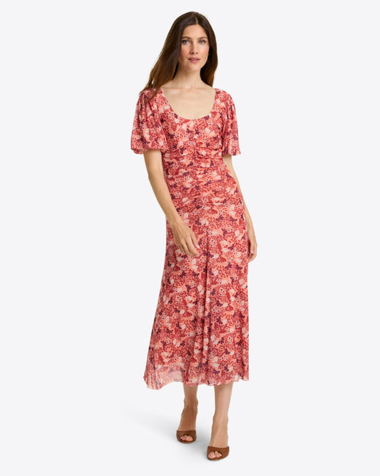 Mindy Midi Dress in Stretch Mesh | Draper James Value