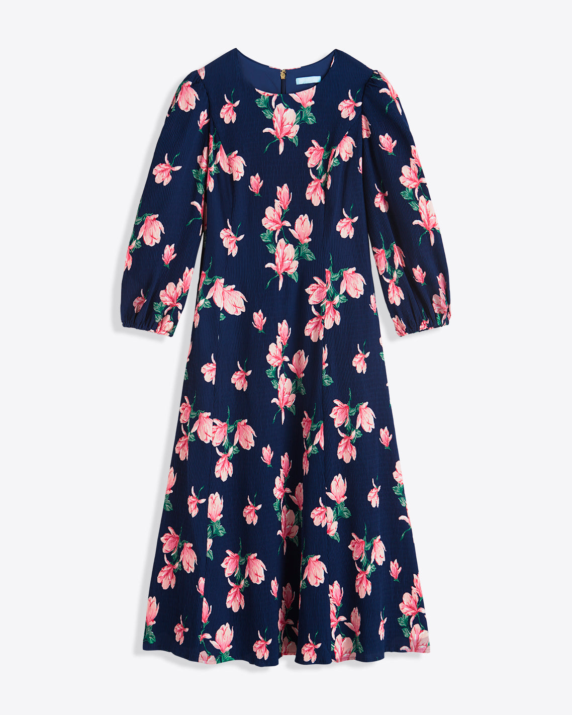 Matilda Crewneck Midi Dress in Magnolia Buds | Draper James Trusted
