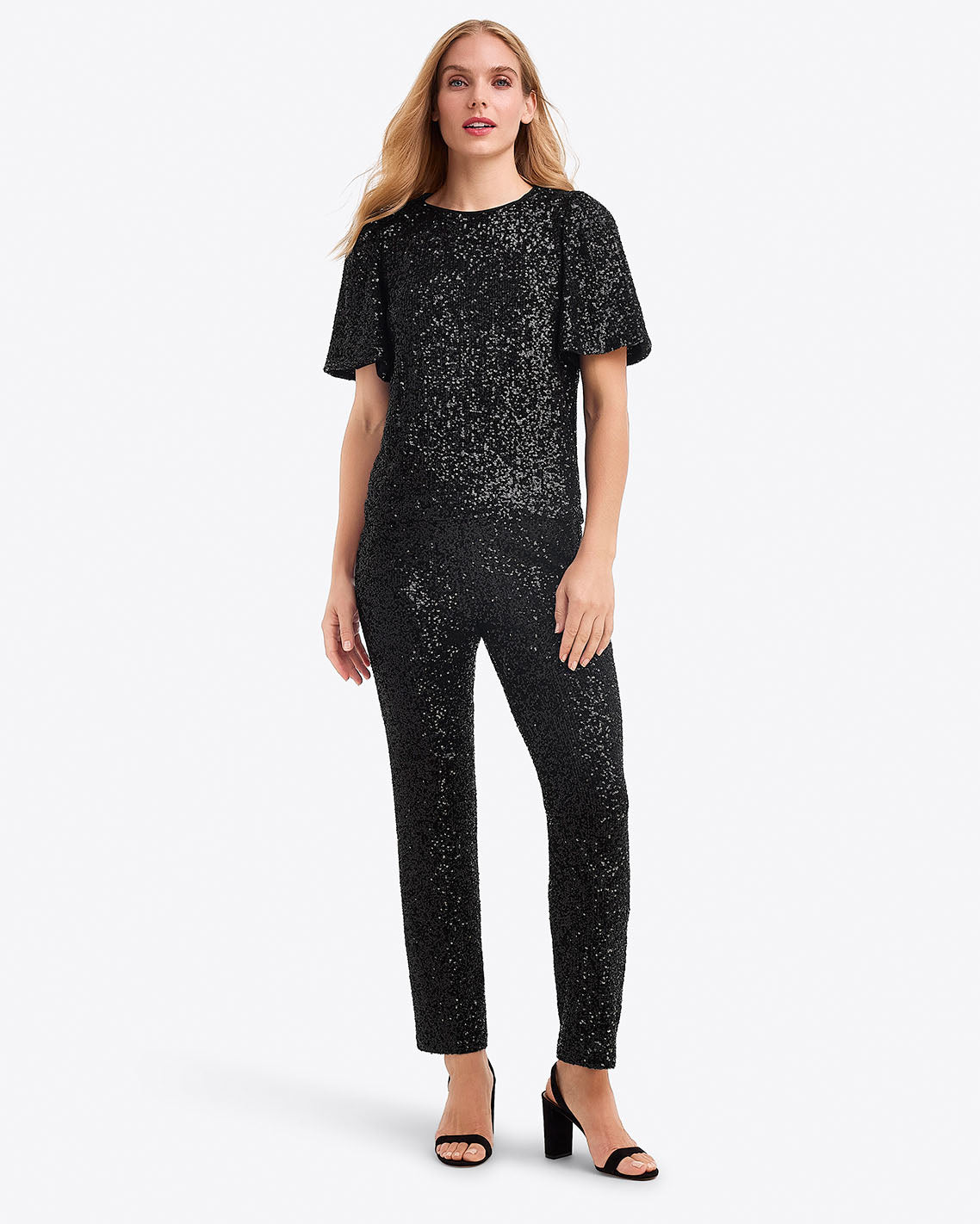 Flutter Sleeve Top in Sequins | Draper James Classic
