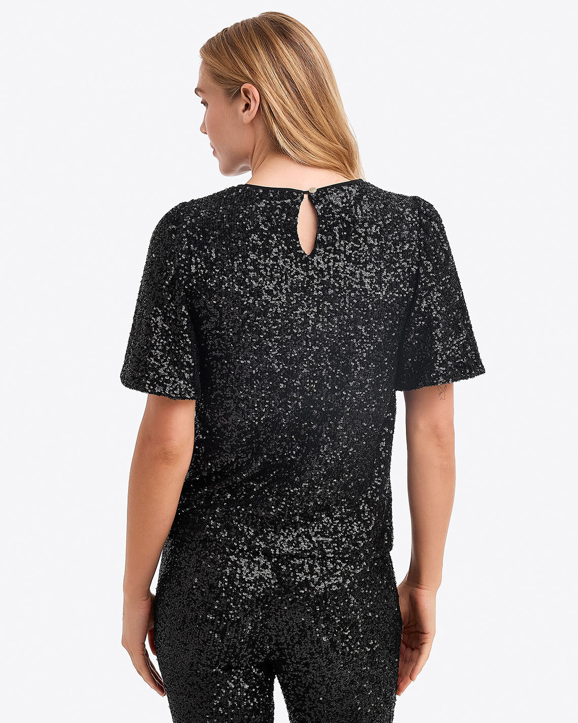 Flutter Sleeve Top in Sequins | Draper James Classic