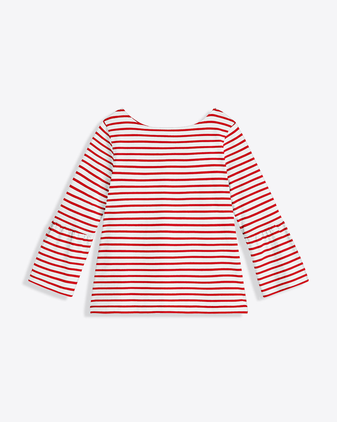 Corey Bell Sleeve Top in Red Mariner Stripe | Draper James Customer Favorite