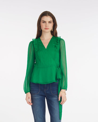 Wrap Top | Women's Blouses & Wrap Tops by Draper James | Draper James Customer Favorite