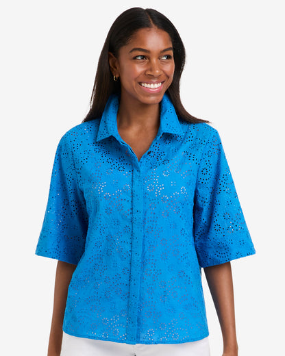 Evelyn Top in Eyelet | Draper James Customer Favorite