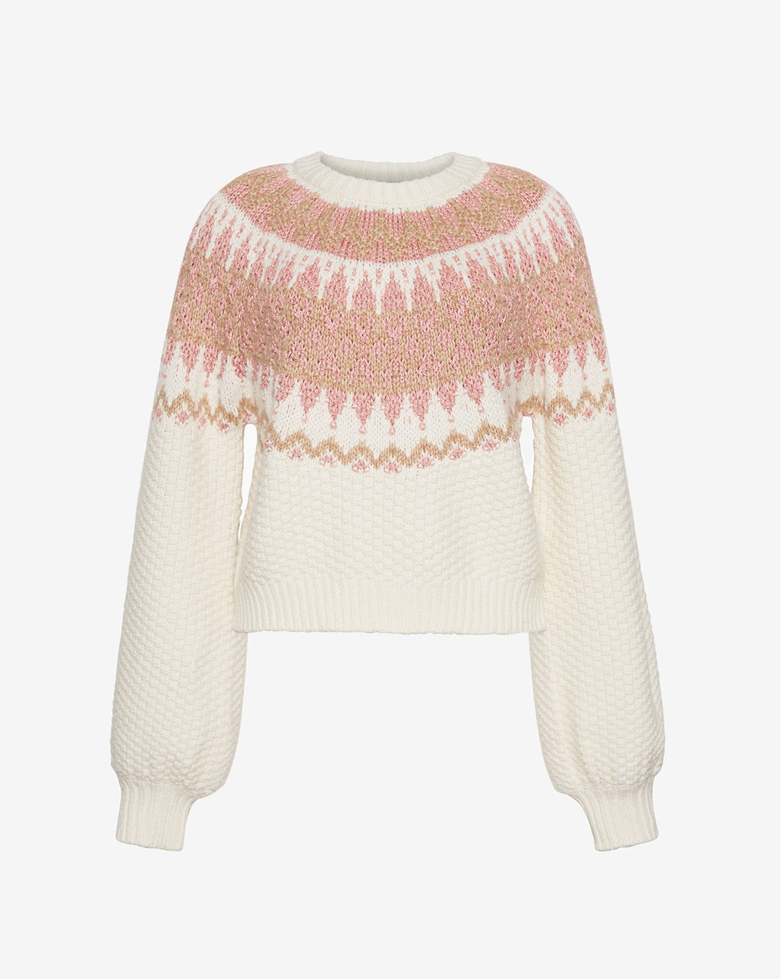 Fairisle Sweater in Magnolia White Multi | Draper James Everyday