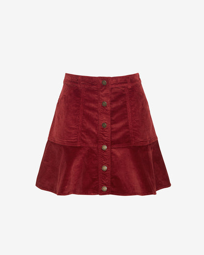 Button Front Corduroy Skirt | Draper James Trending