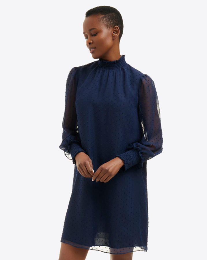 Lindsay Long Sleeve Mini Dress | Draper James New