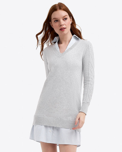 Collared Combo Sweaterdress | Draper James Top Pick