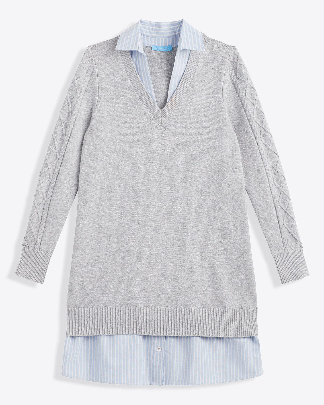 Collared Combo Sweaterdress | Draper James Top Pick