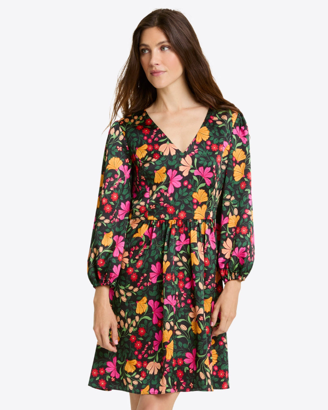 Connie Long-Sleeve Dress – Alternate Print | Draper James Exclusive