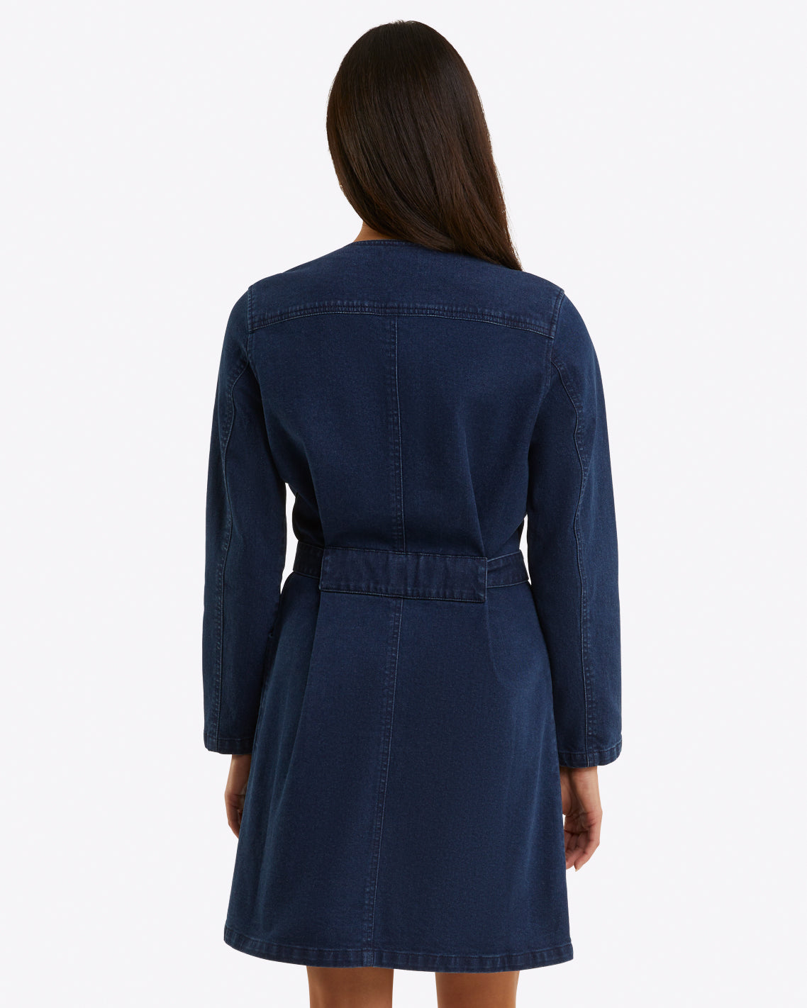 Colbie Snap Front Dress in Denim | Draper James Everyday