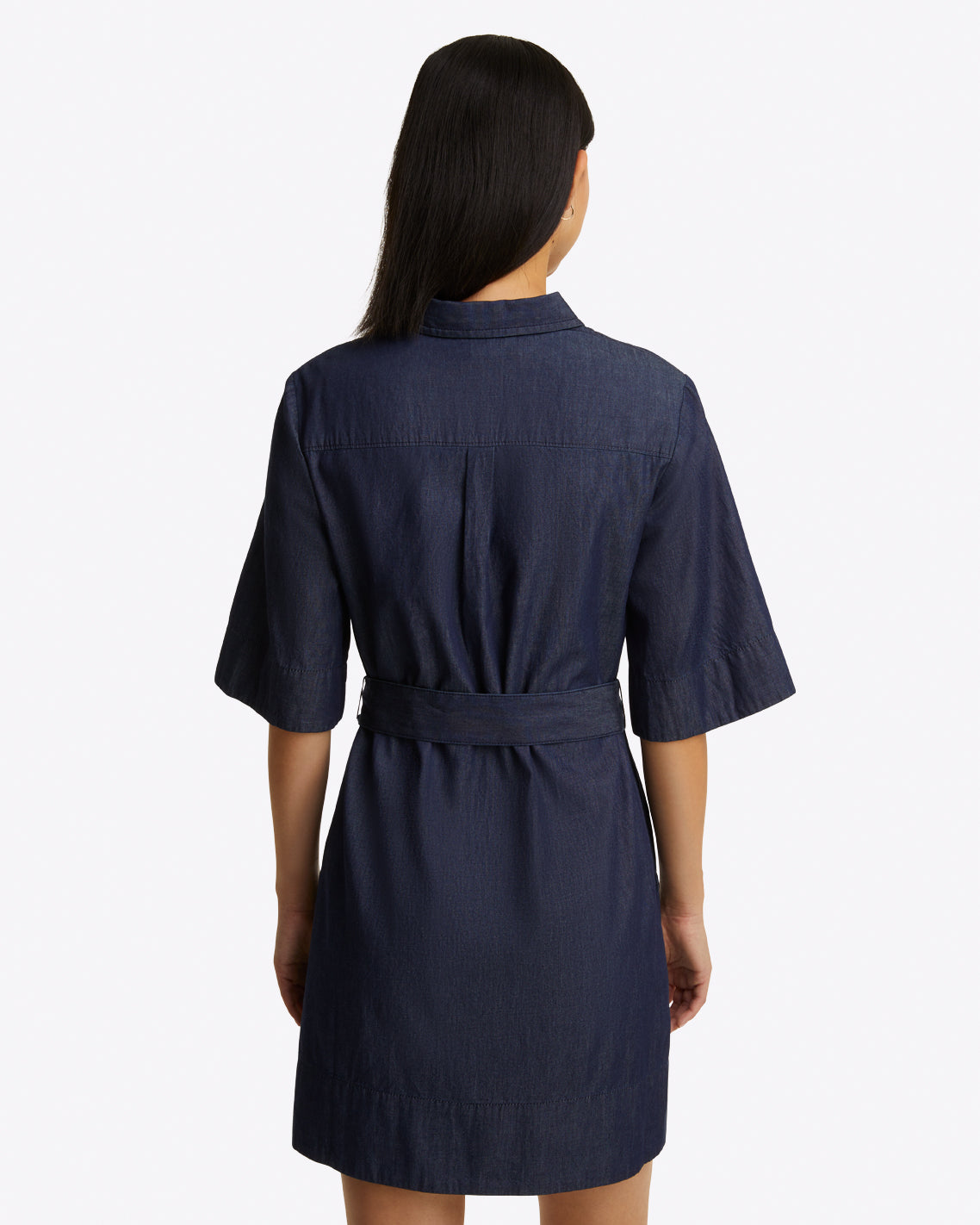 Riley Mini Shirtdress in Chambray | Draper James Trending