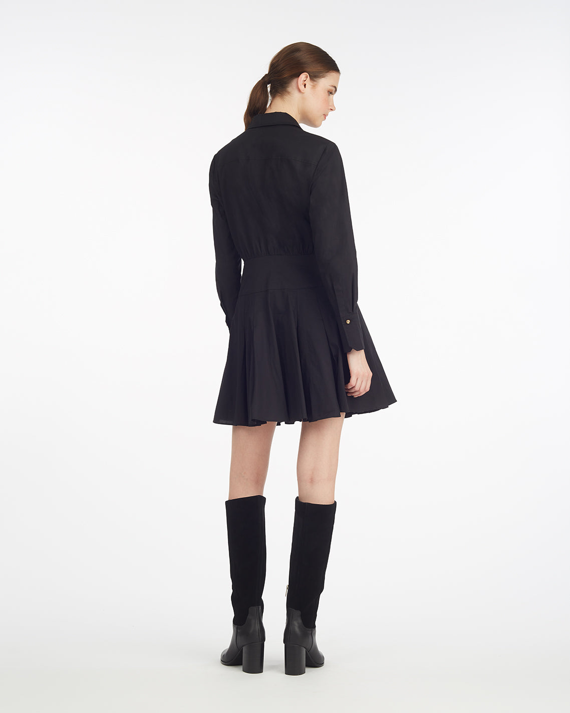 Mia Mini Dress in Stretch Cotton Poplin | Draper James Sale