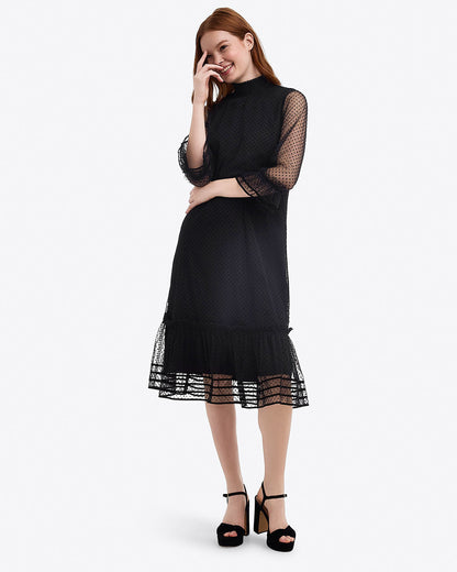 Long Sleeve Shift Dress in Tulle | Draper James Best Price