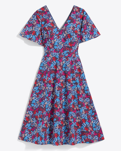 Vivienne Love Circle Midi Dress in Stretch Poplin | Draper James Best Price