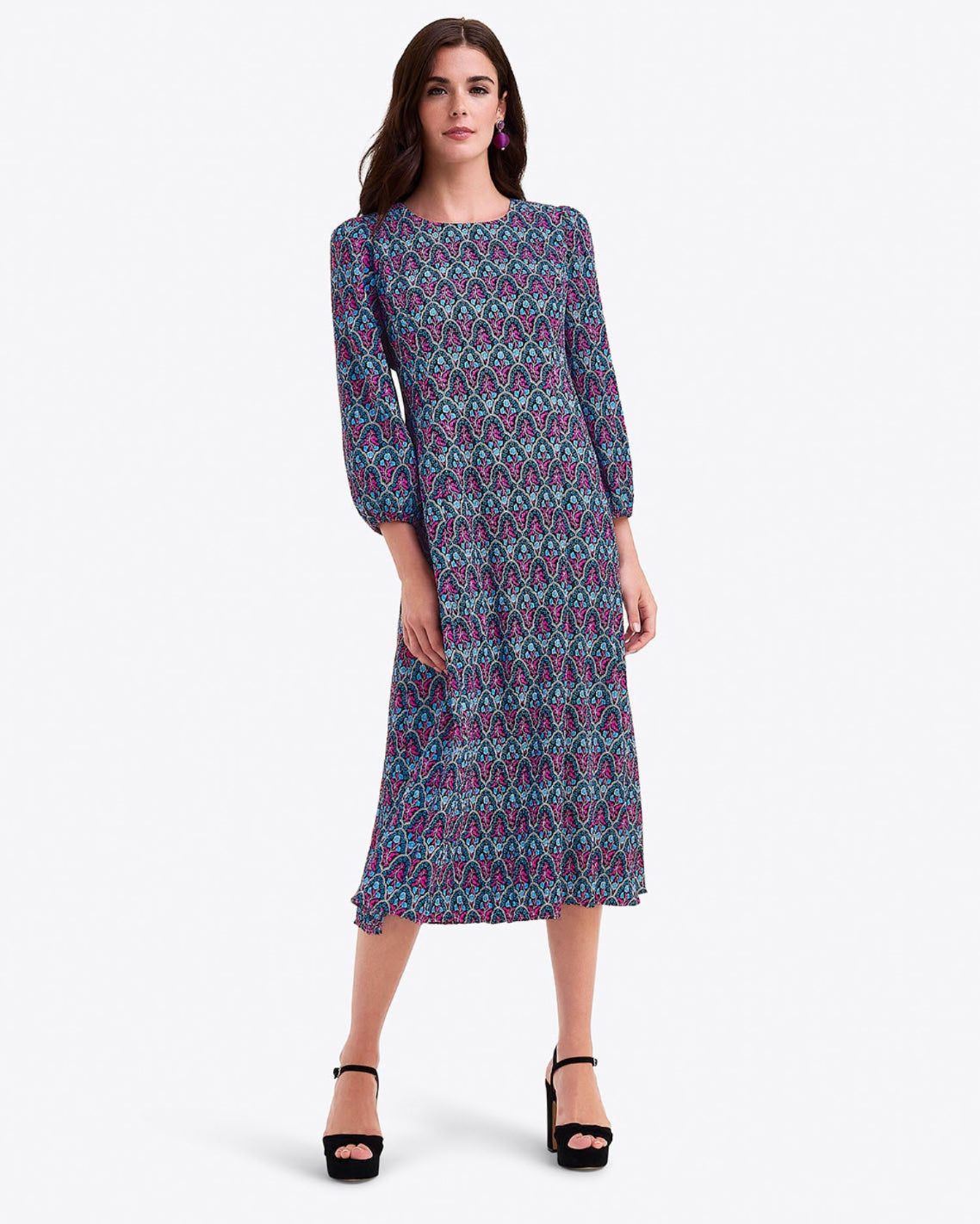 Long-Sleeve Midi Dress | Draper James Top Pick