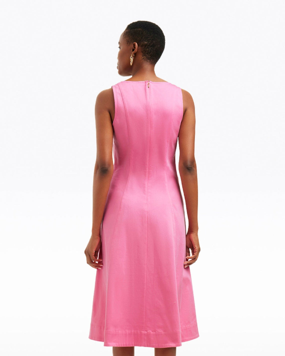 Genevieve Square Neck Sleeveless Midi Dress | Draper James Discount