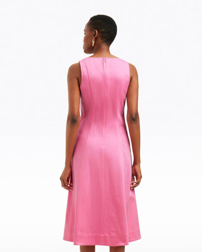 Genevieve Square Neck Sleeveless Midi Dress | Draper James Discount