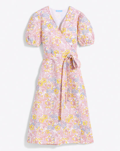 Rhonda Wrap Dress in Lily Floral | Draper James Essential