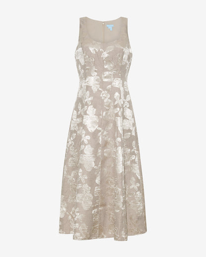 Delia Midi Dress in Jacquard | Draper James Smart Buy