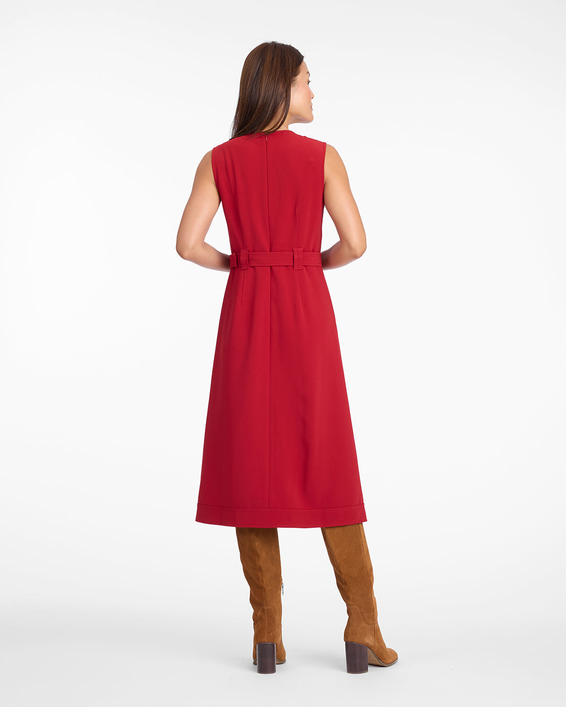Juno Sleeveless Utility Dress in Red | Draper James Hot Sale