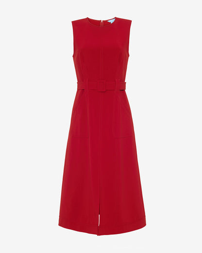 Juno Sleeveless Utility Dress in Red | Draper James Hot Sale