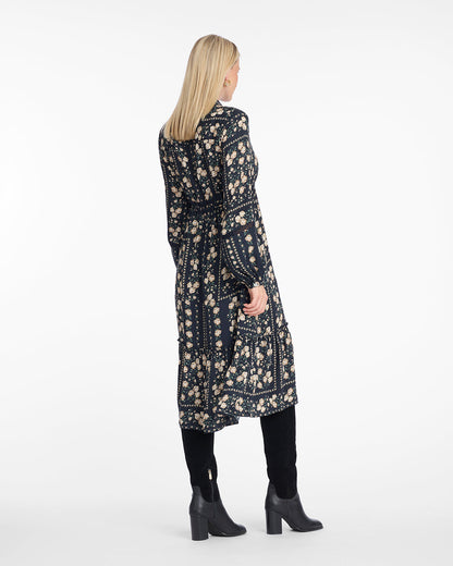 Beverly Midi Dress in Wallpaper Floral | Draper James Latest